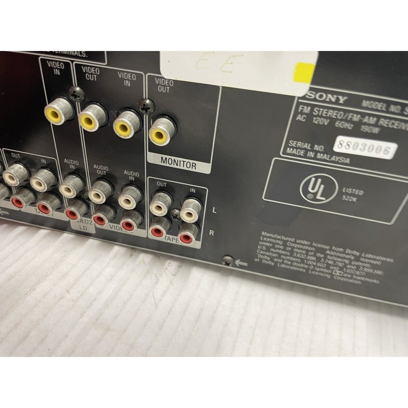 Sony STR-AV53 190W Stereo Receiver AM/FM **No Remote** gallery