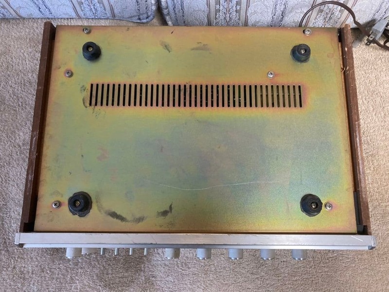 Vintage Lo-D Hitachi SR-400 AM/FM Stereo Receiver Amplifier Wood Case Working gallery