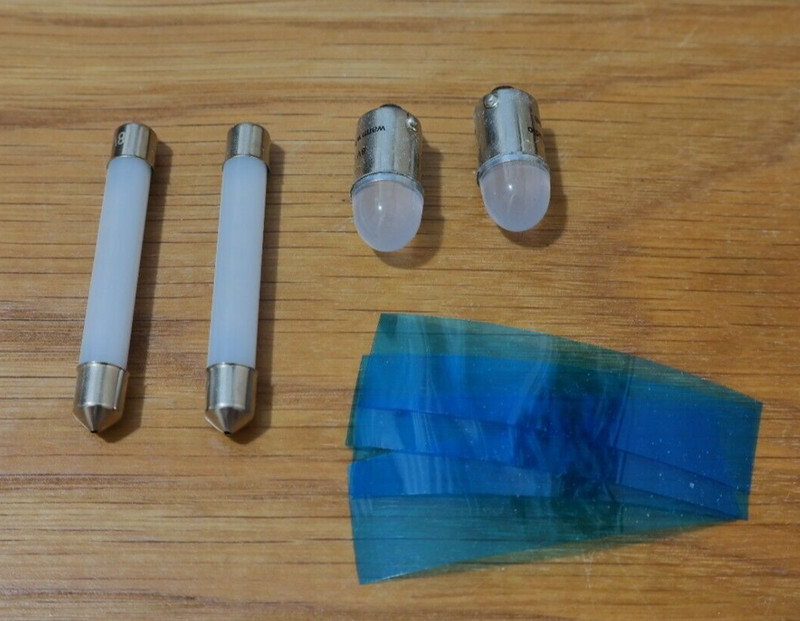 Fisher 800C tube receiver replacement LED bulbs lights lamps kit