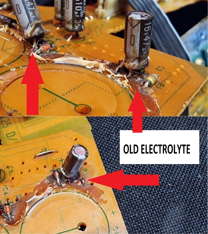 Stereo Receiver DENON GR-345 Repair KIT - all capacitors gallery
