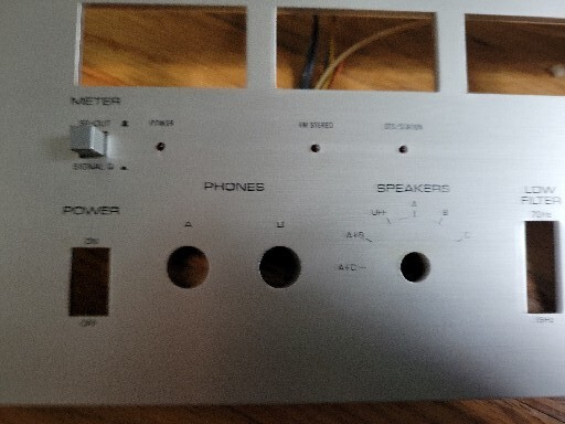 Vintage Yamaha CR-1020 Natural Sound Stereo Receiver Face Plate Only gallery