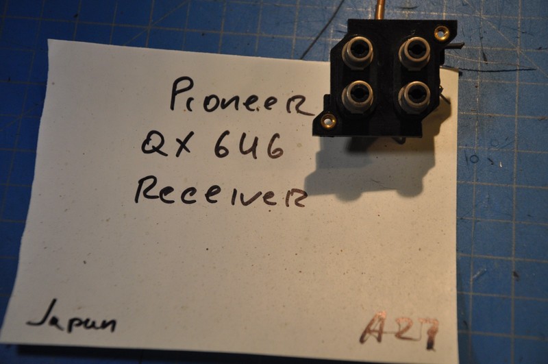 Pioneer QX-646 Receiver Replacement Parts RCA Terminal