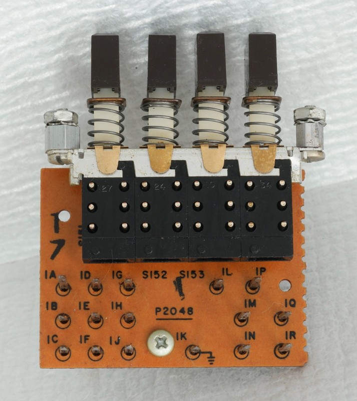 Fisher 390 Receiver Part : Loudness/Mode/Speaker Pushbutton Switch Board