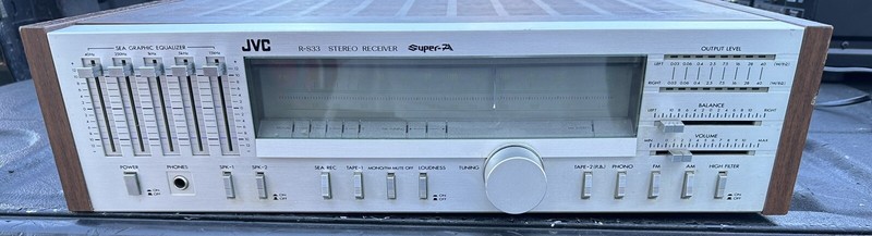 Vintage JVC R-S33 Stereo Receiver Powers On Read Description PartsOrRestoration