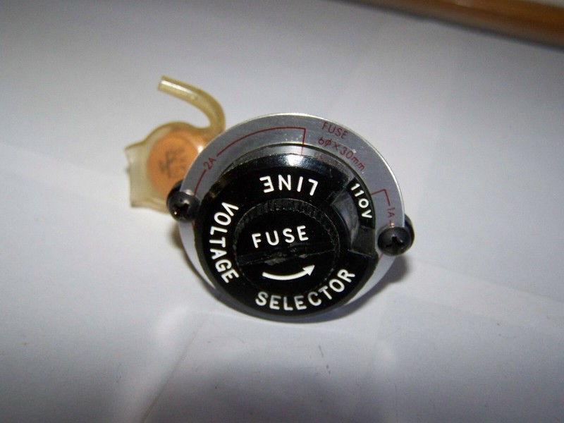 Pioneer SX-1010 SX 626 SX-727 SX-828 Multi Voltage Selector & Fuse AKR-012