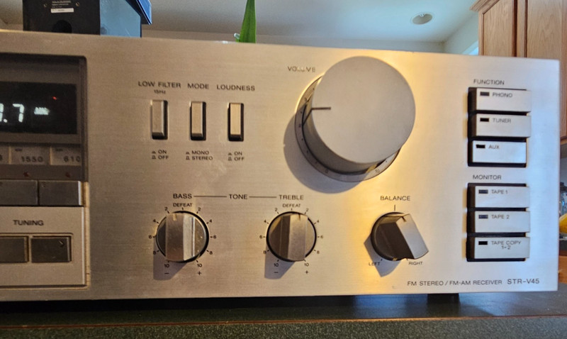 SONY STR-V45 AM/FM Stereo - DEAD LEFT CHANNEL gallery