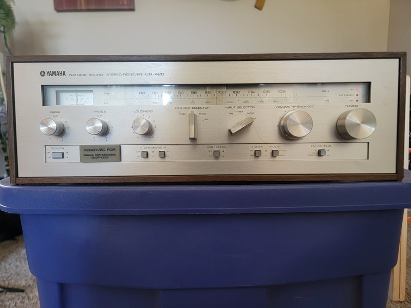 Yamaha CR-420 CR420 AM/FM Stereo Receiver (Single Owner, Tested)