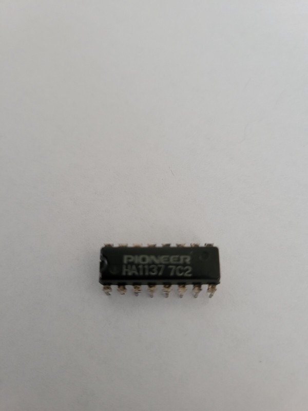 Pioneer Tuner Integrated Cir. Chip ((16 Pin.)) HA1137 gallery