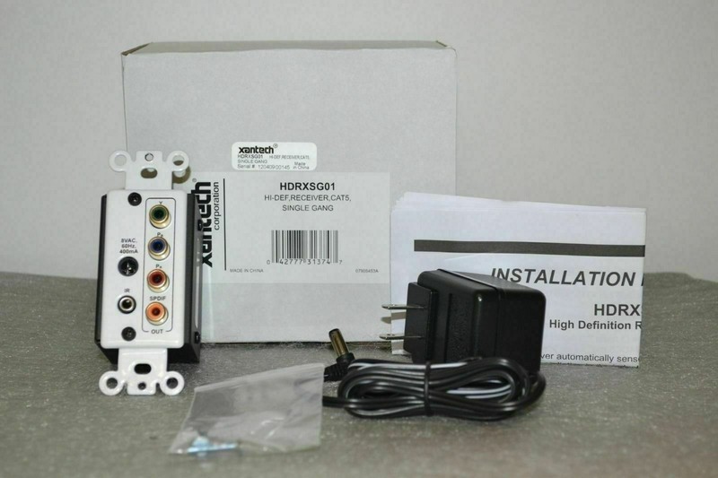Xantech HDRXSG01 High Definition Reciever CAT5 Single Gang gallery