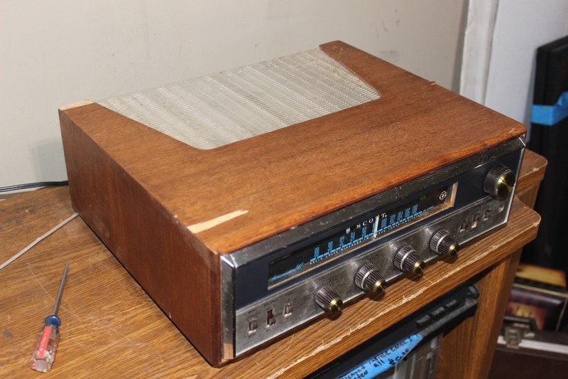 HH Scott Stereomaster 342 AM/FM Stereo Receiver w/ Walnut Case gallery