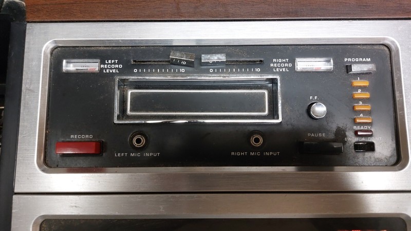 Zenith Allegro 'Wedge' JR596W- Sound System Turntable 8-Track TURNTABLE NOT... gallery