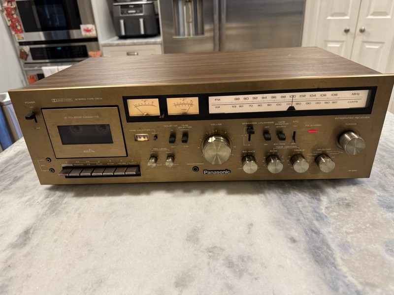 Panasonic RA-6500 Vintage AM/FM Stereo Integrated Receiver *Read Description*
