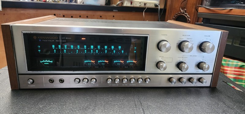 KENWOOD KR-8340 TWO – FOUR RECEIVER- serviced!!