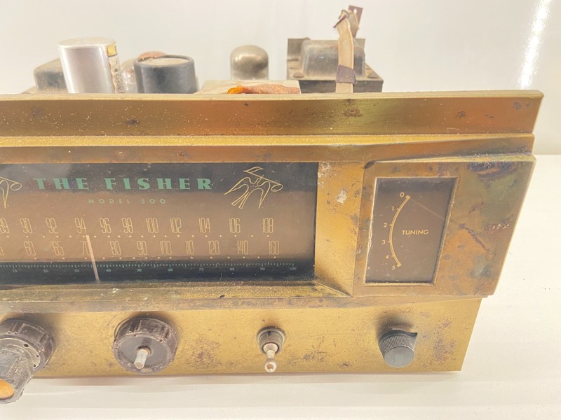 🔊Vintage 1950s The Fisher Model 500 Receiver Mono Amplifier Tube ~ Parts/Repair gallery