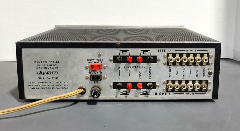 Dynaco SCA-80 40W Per Channel 8Ω Mono/Stereo Integrated Amplifier - Power Tested gallery