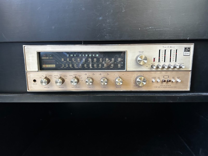The Fisher 500 TX AM-FM Stereo Receiver