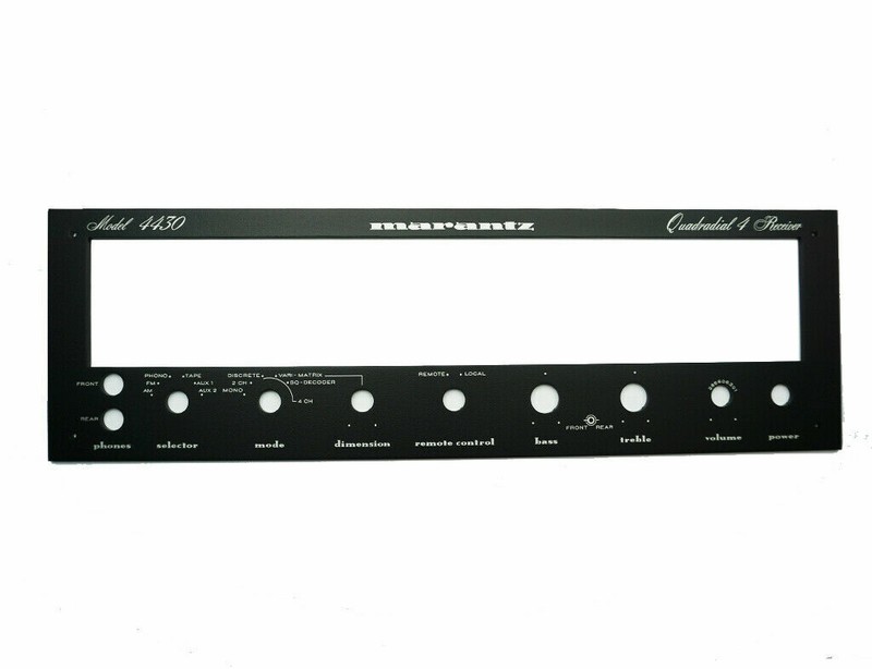 New! Marantz 4430 Receiver Front Panel Faceplate (Face Plate) Black