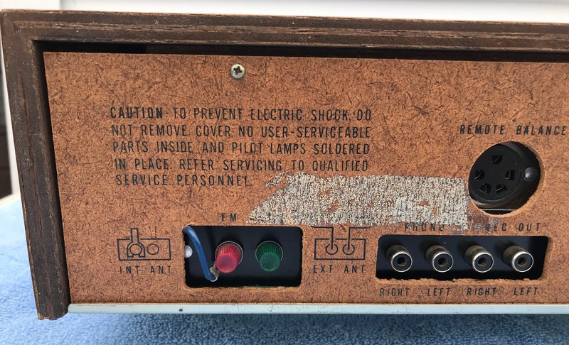 PANASONIC RE-7750 AM FM STEREO 4 CHANNEL RECEIVER VINTAGE 1970'S gallery