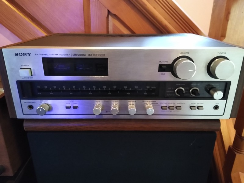 SONY STR-5800SD VINTAGE AM/FM STEREO RECEIVER – IN WORKING CONDITION
