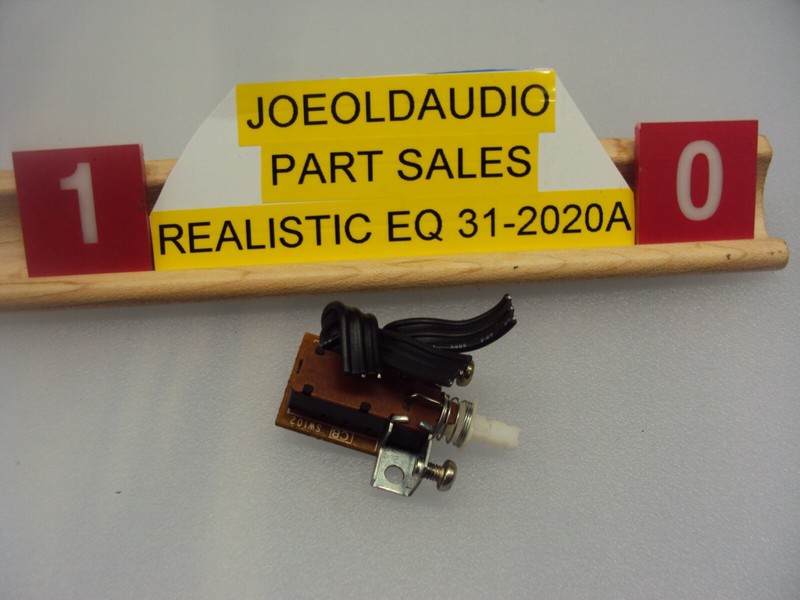 Realistic 31-2020A Bypass Switch & Mounting Screws. Tested Parting Out 31-2020A