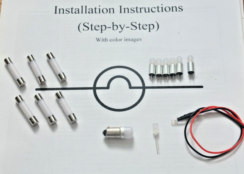 Marantz 4100 receiver replacement LED bulb lamp light upgrade kit INSTRUCTIONS