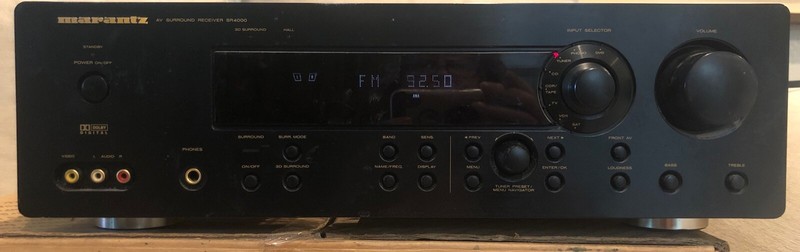 Vintage Marantz SR4000 AV Surround Receiver Box Manual Remote Works Great! gallery