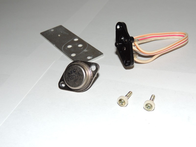 Kenwood Super Eleven Output Transistor and Parts Shown 2SD555