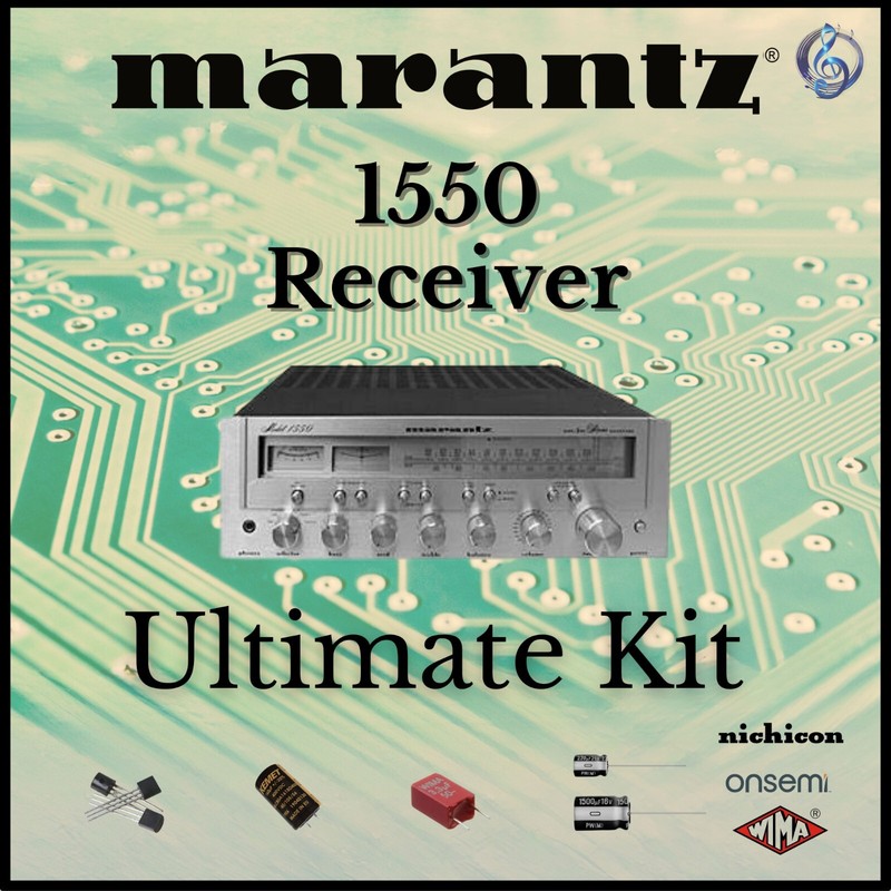 Marantz 1550 Receiver Ultimate Upgrade Kit Genuine Parts Restoration