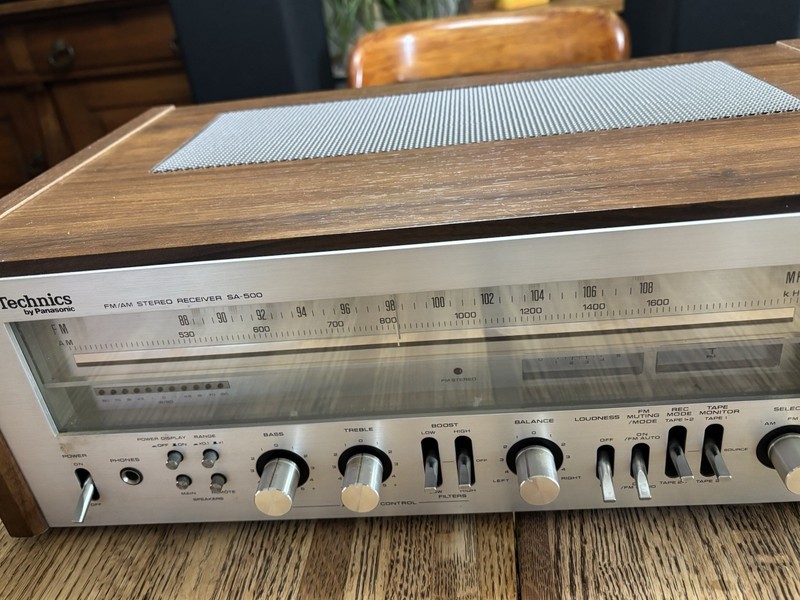 Technics SA-500 AM/FM Stereo Receiver Panasonic Vintage Parts / Repair gallery