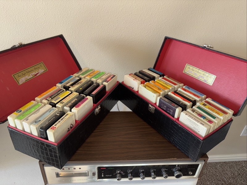 VINTAGE ZENITH ALLEGRO STEREO AM/FM 8-track Player/Receiver W/58 – Cassettes