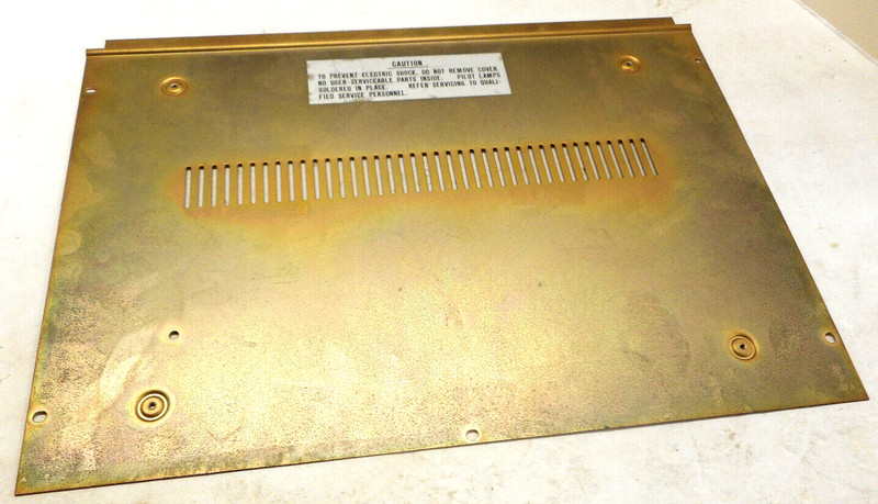 HITACHI SR-502 STEREO RECEIVER – BOTTOM COVER METAL PLATE – PARTING OUT