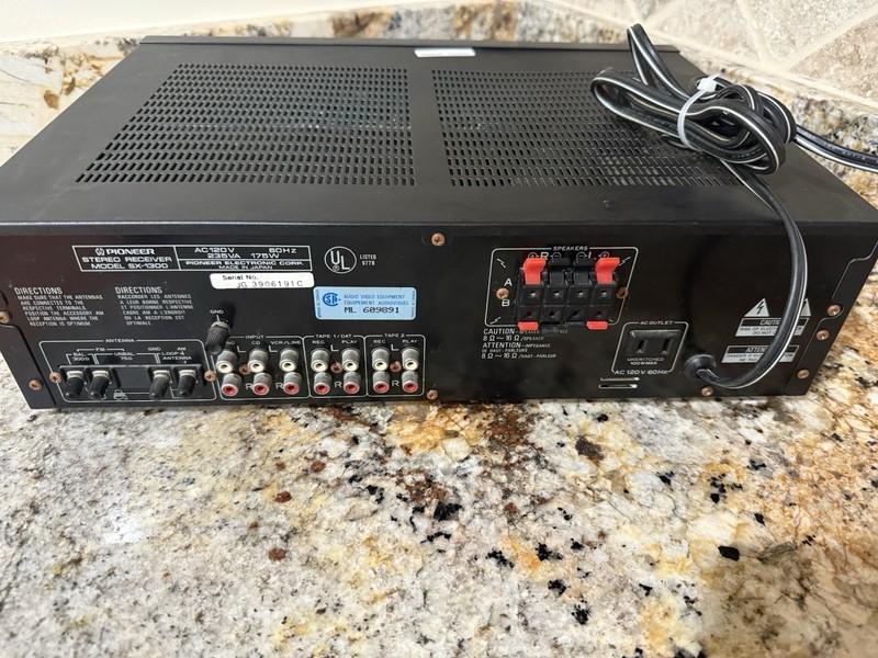 Vintage Pioneer SX-1300 Stereo Receiver gallery