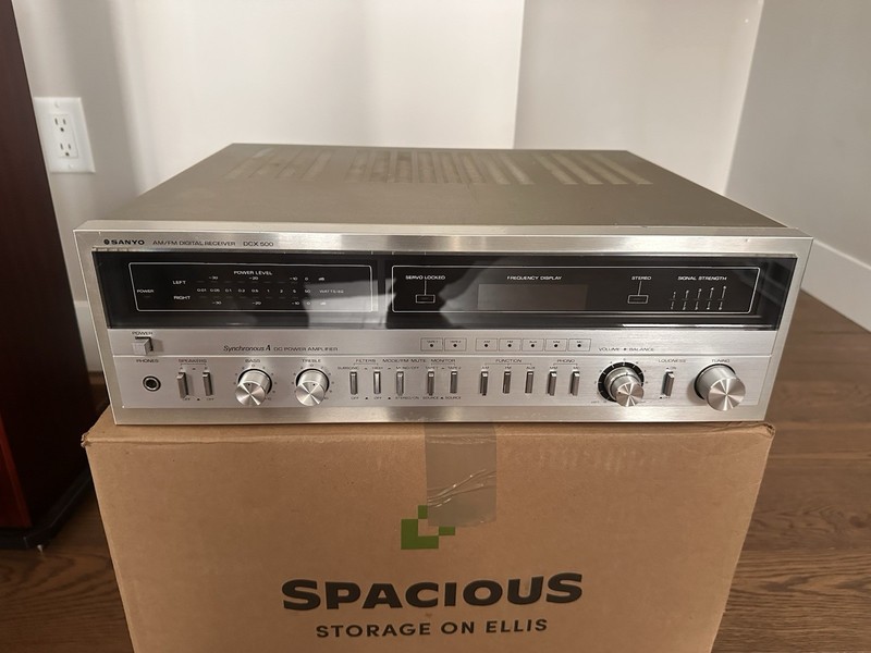 Very Rare Sanyo Plus Series DCX 500 AM/FM Stero Digital Receiver