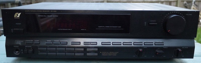 Vintage 1988 Sansui RZ-1000 Computerized Stereo Receiver Tested No Remote JAPAN