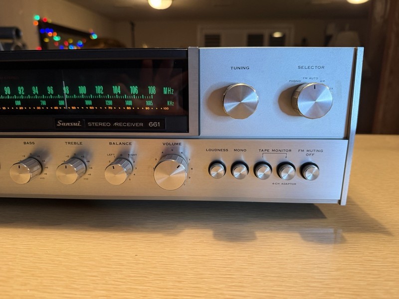 Sansui 661 Stereo Receiver Amplifier Full Fresh Service Near Mint Rare Beauty💎 gallery