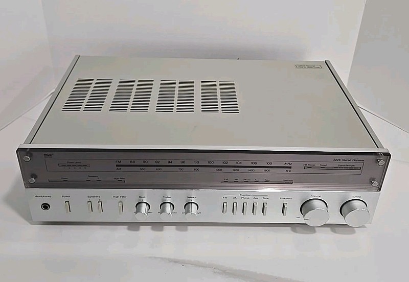 1981 MCS Silver Face Stereo Receiver 3226 Modular Component Japan NO SOUND