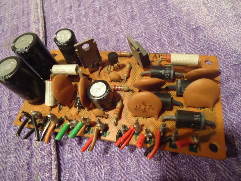 Pioneer SX-626 Stereo Receiver Parting Out Power Supply Board gallery