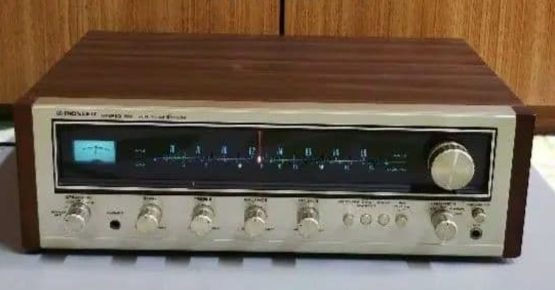 Pioneer SX-434 STEREO RECEIVER AM FM Tuner 15W+15W 8Ω AC100V 50/60Hz 60W