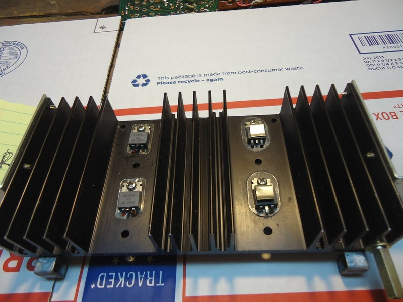 Marantz 4230 Quad Receiver Parting Out Lt. Side Heatsink + Non original Outputs