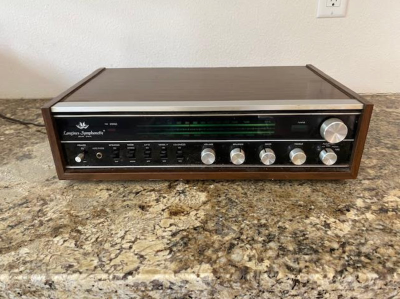 Vintage Longines Symphonette Solid State AM/FM Stereo Receiver Model LMR-2400