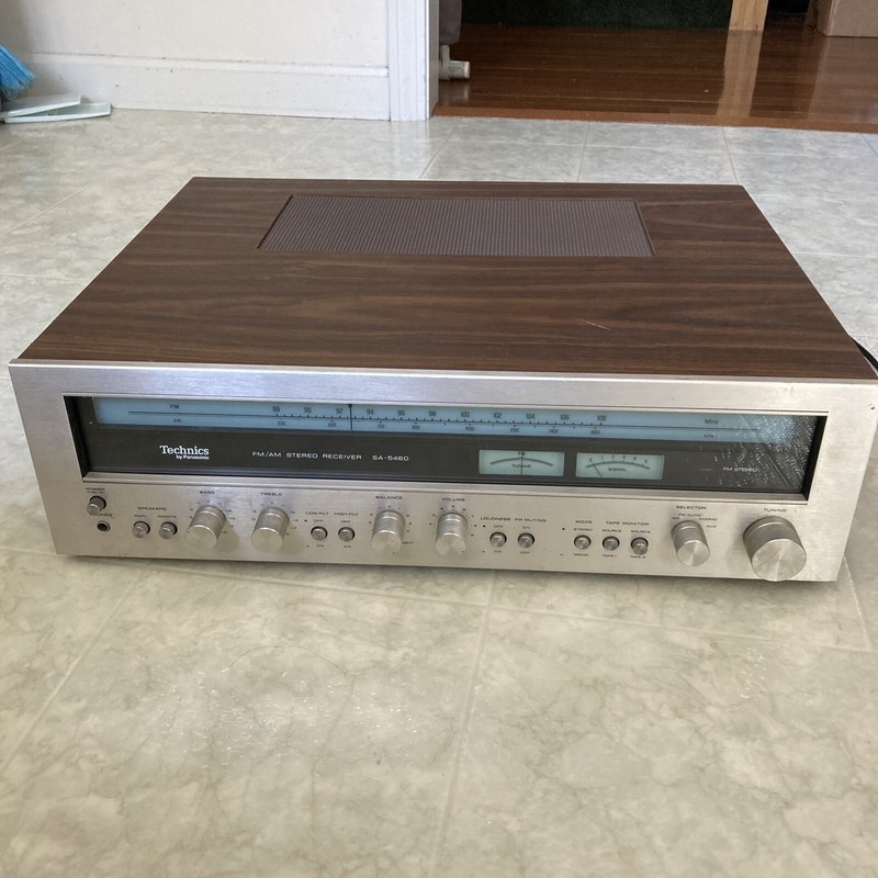 Technics by Panasonic FM/AM SA-5460 Stereo Receiver Tested Working Rare Vtg gallery