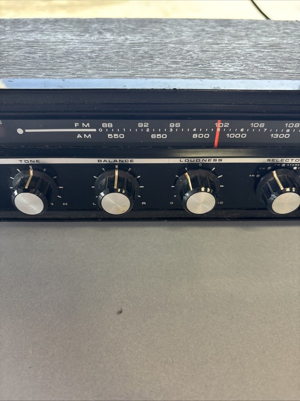 Standard Solid State Rare Vintage Tuner Receiver Wood Grain SR-A102SU READ gallery