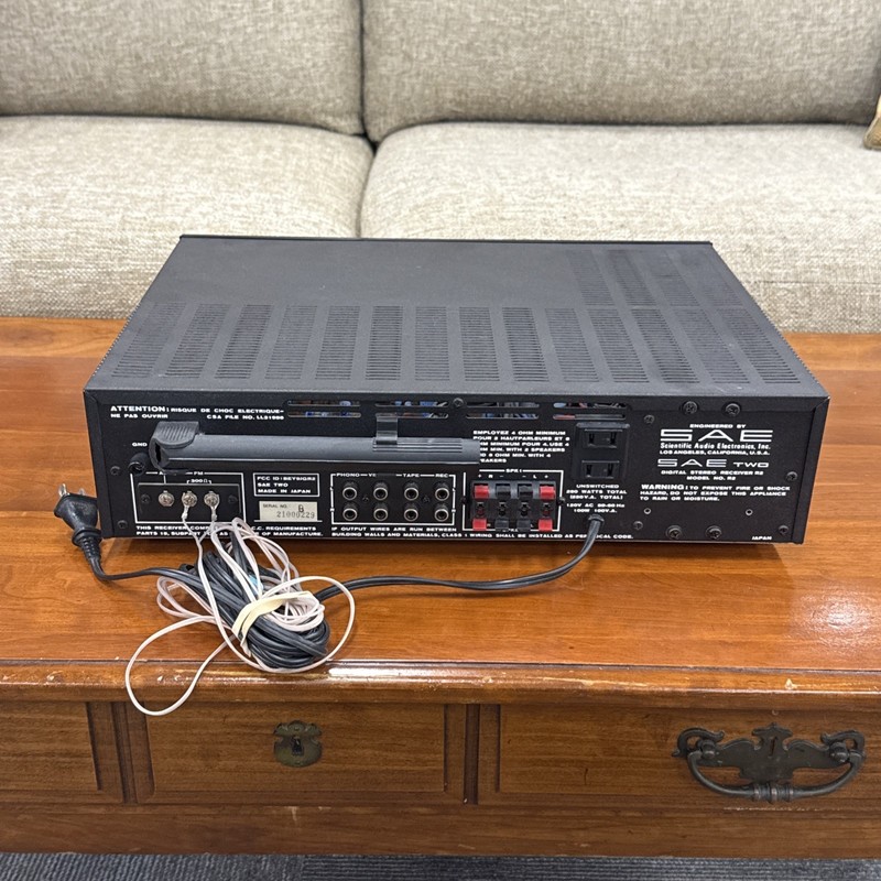 Vintage SAE TWO Stereo Receiver Model R-2 Tested / Works gallery