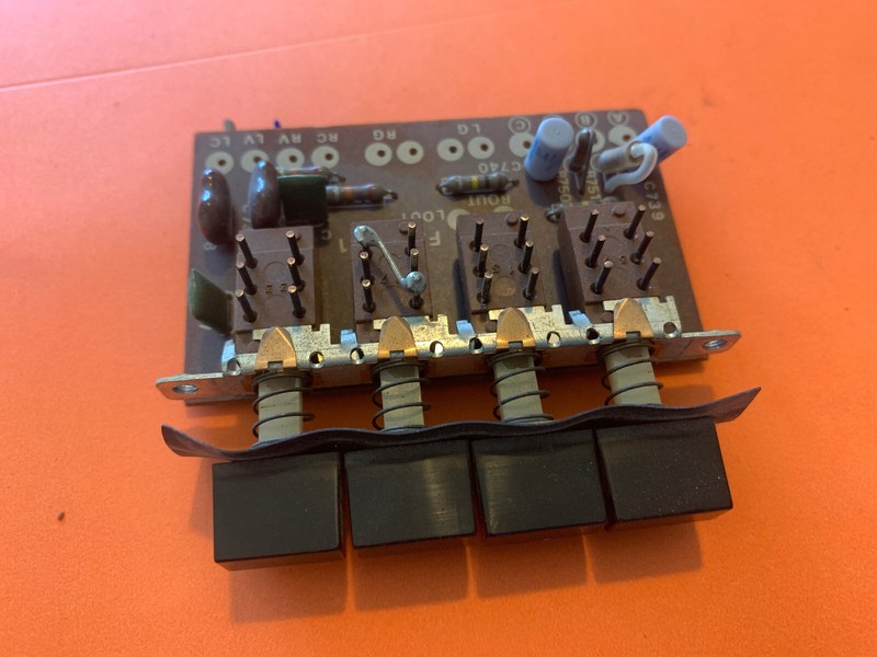 Sansui 2000A Stereo Receiver Parting Out Main Switch Bank