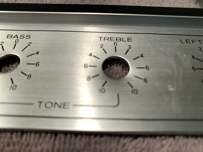 Sherwood S-7050 Stereo Receiver Parting Out Faceplate (Glass Broken) gallery