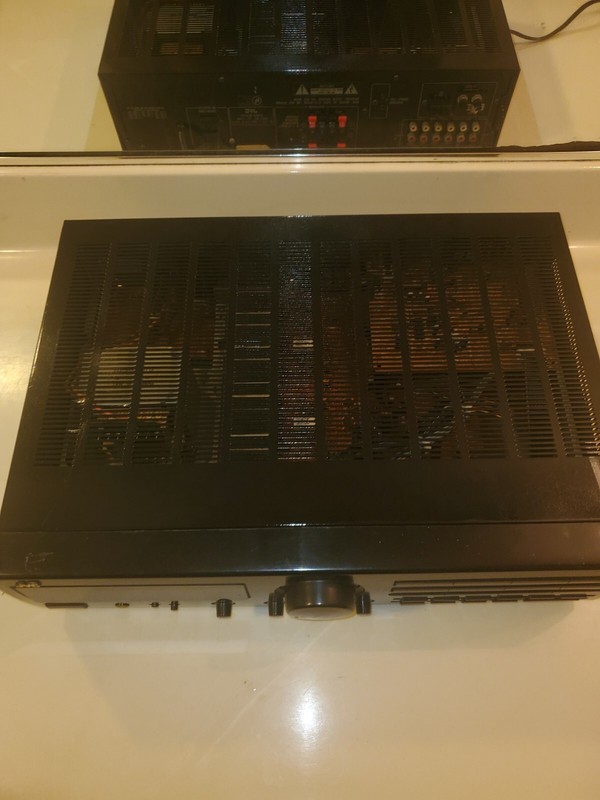JVC RX-212BK AM FM 40-Watt Stereo AV No Remote - Tested