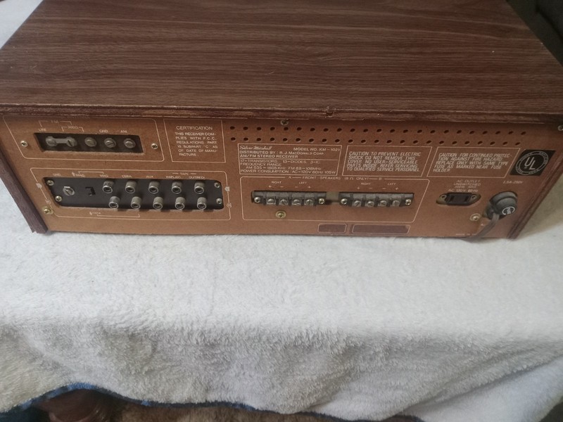As Is Parts Silver Marshall Modular Systems KM 1021 Stereo Receiver RARE Unteste gallery