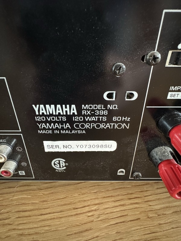 Vintage Yamaha RX-396 Stereo Receiver gallery