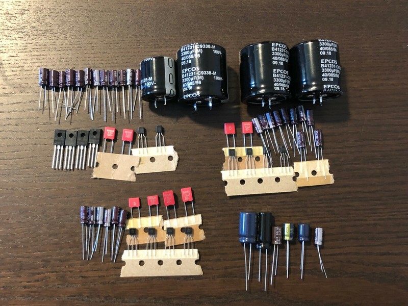 Sansui 1000X Complete Rebuild Kit High-Quality Receiver Recap Caps Transistors