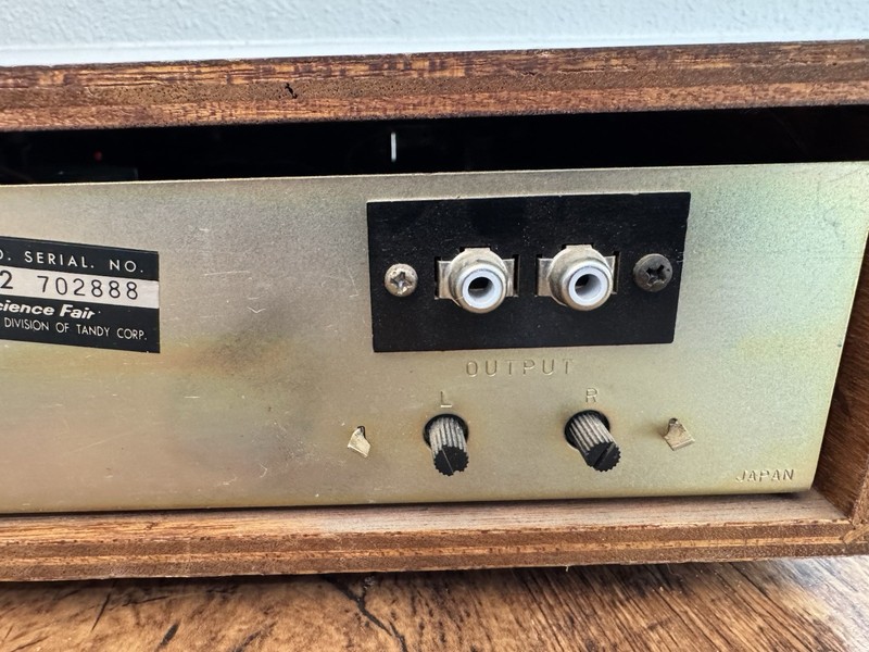 Vintage Solid State Science Fair Radio Shack RK-101 Stereo Tuner Tested gallery